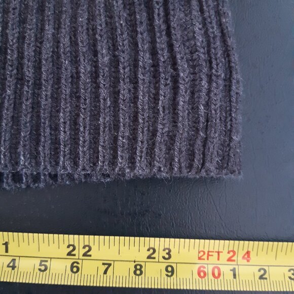 GAP SZ M Grey 100% Cotton Turtleneck Men's Vintage Sweater - Picture 15 of 15